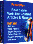real estate web site content