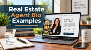 real estate agent bio examples
