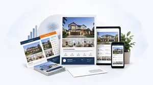 real estate website content hero