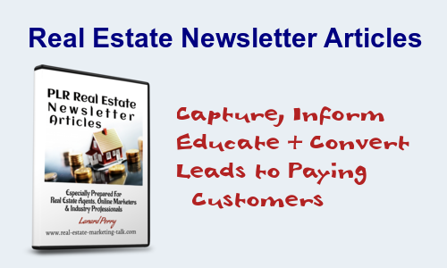 Real Estate Newsletter Articles