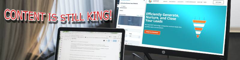 real estate website content