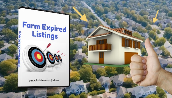 real estate expired listing letter marketing concept with house and thumbs up
