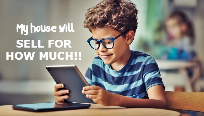 Ensure your postcard marketing cards get attention. Do something unexpected; position words and people in unusual, fun, and creative ways! my house will sell for what postcard