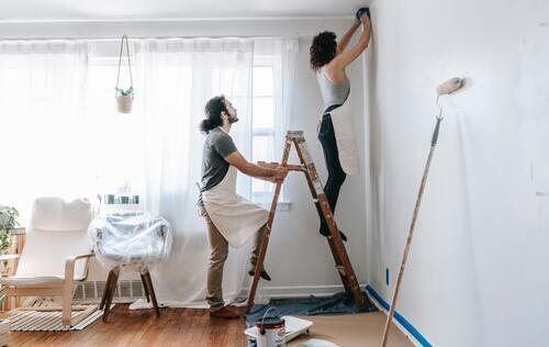 interior painting home improvement project interior painting home improvement project