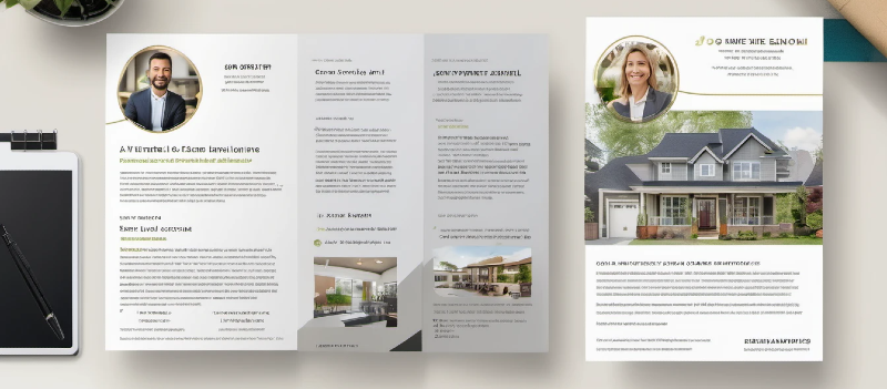 Your introduction flyer should include your name, photo, contact information, experience, qualifications, testimonials, areas of expertise, property types, and a clear call to action. real estate agent introduction flyer marketing