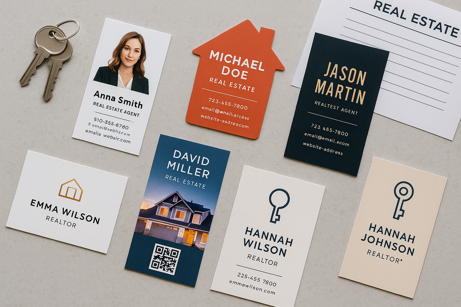 real estate business card ideas