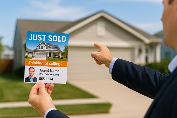 real estate farming postcards