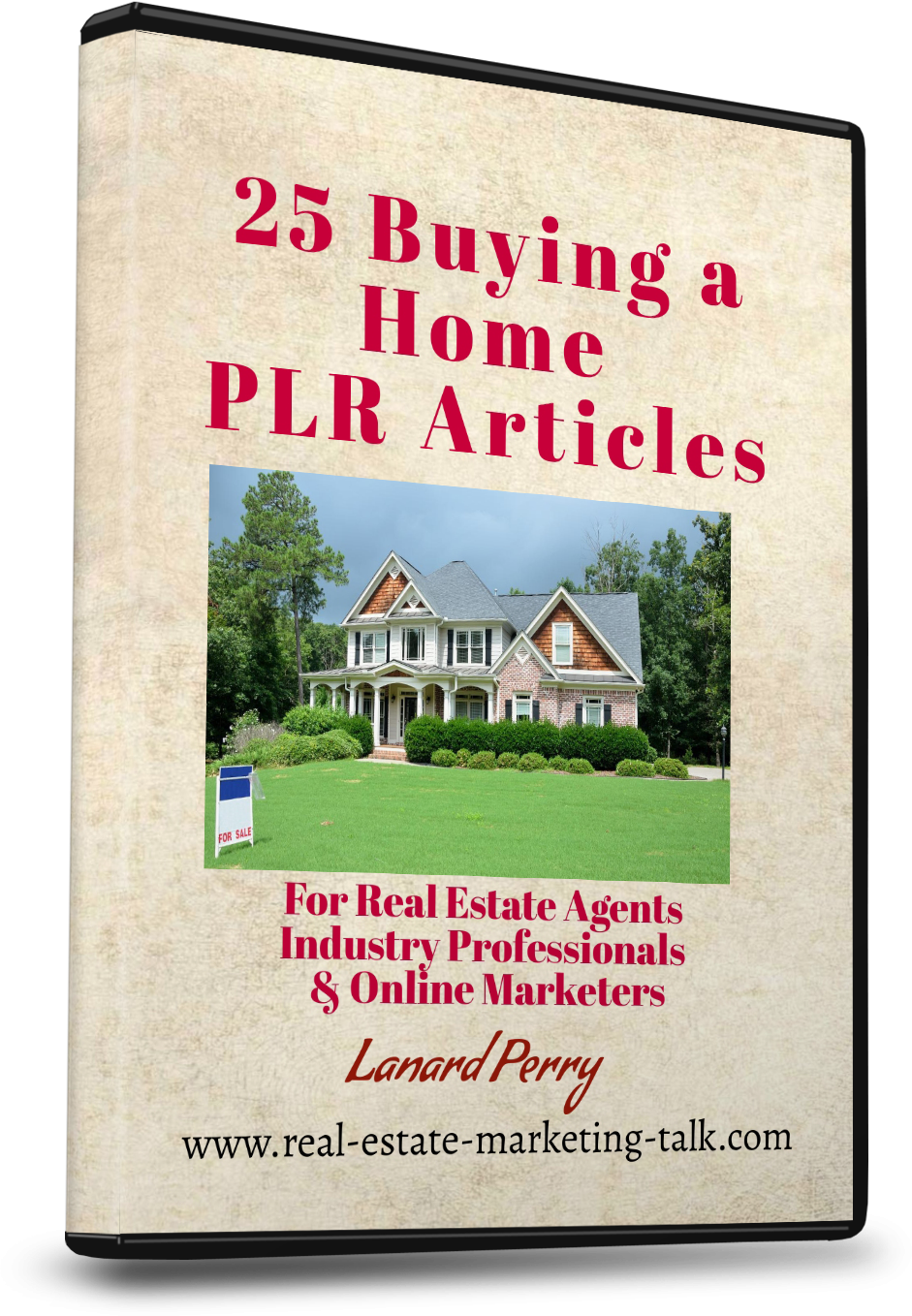 Bonus cover: 25 Buying a Home PLR Articles
