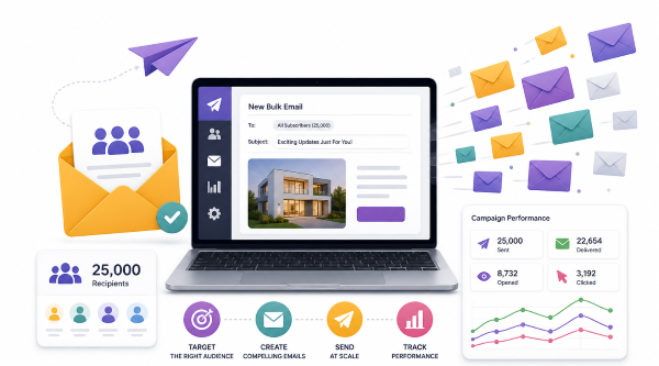 bulk email marketing for real estate agents