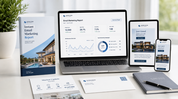 email marketing reports and tracking tools for real estate agents