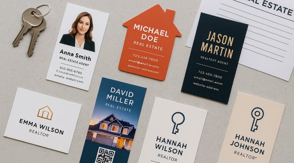 real estate business card ideas that help agents stand out