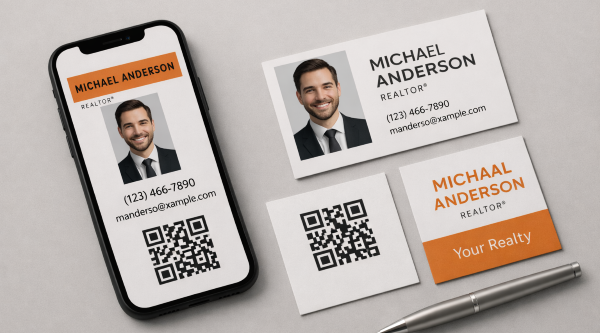 real estate business card maker tools for agents