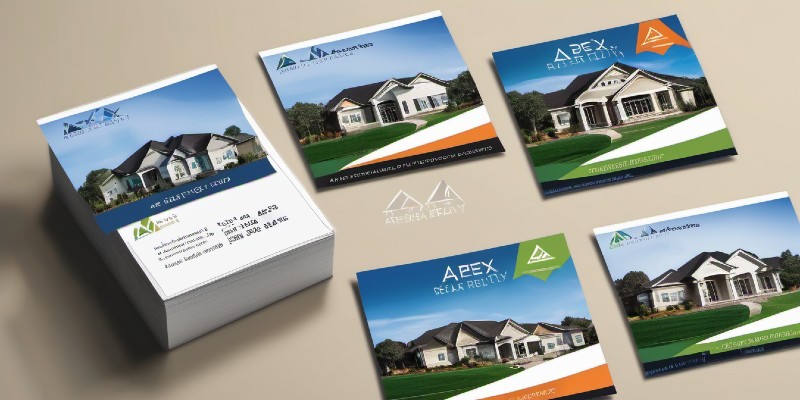 real estate marketing cards