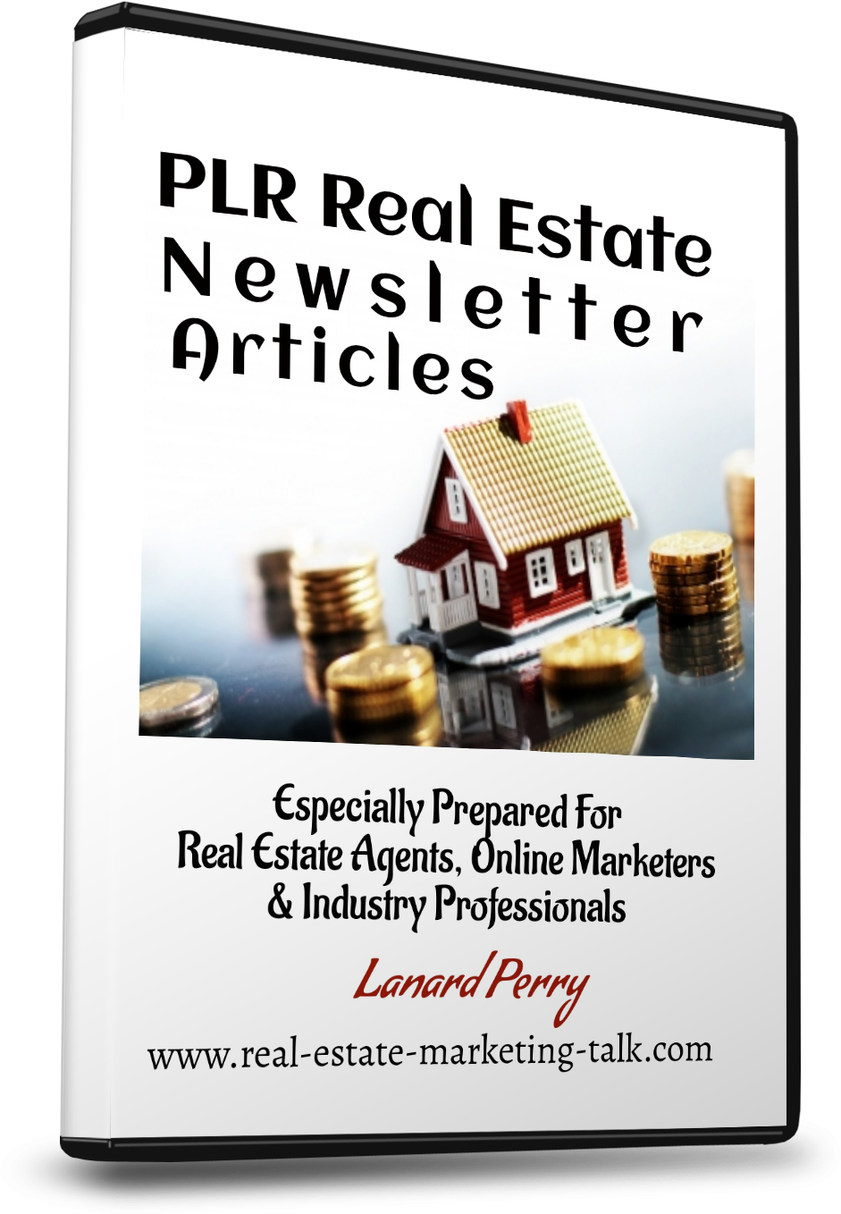 PLR Real Estate Newsletter Articles cover