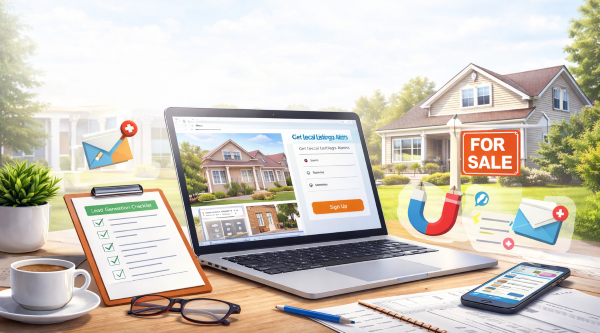 real estate website leads funnel strategy for agents
