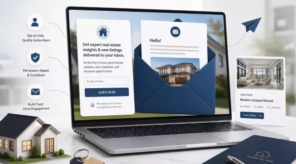 opt-in email marketing for real estate agents