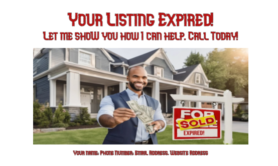 expired listing postcards